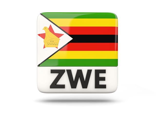 Square icon with ISO code. Download flag icon of Zimbabwe at PNG format