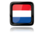 Bonaire. Square icon with reflection. Download icon.