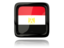Egypt. Square icon with reflection. Download icon.