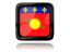 Guadeloupe. Square icon with reflection. Download icon.