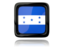 Honduras. Square icon with reflection. Download icon.