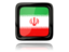 Iran. Square icon with reflection. Download icon.