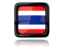 Thailand. Square icon with reflection. Download icon.