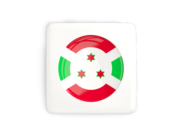 Square icon with round flag. Download flag icon of Burundi at PNG format