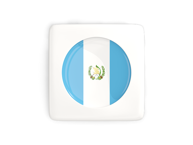 Square icon with round flag. Download flag icon of Guatemala at PNG format
