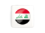 Iraq. Square icon with round flag. Download icon.