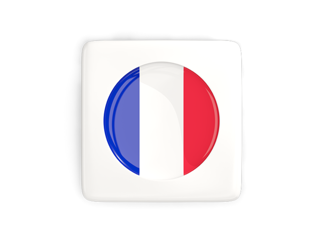 Квадратная иконка с круглым флагом. Скачать флаг. Сен-Бартелеми