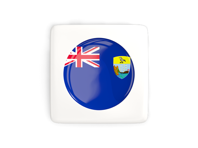 Square icon with round flag. Download flag icon of Saint Helena at PNG format