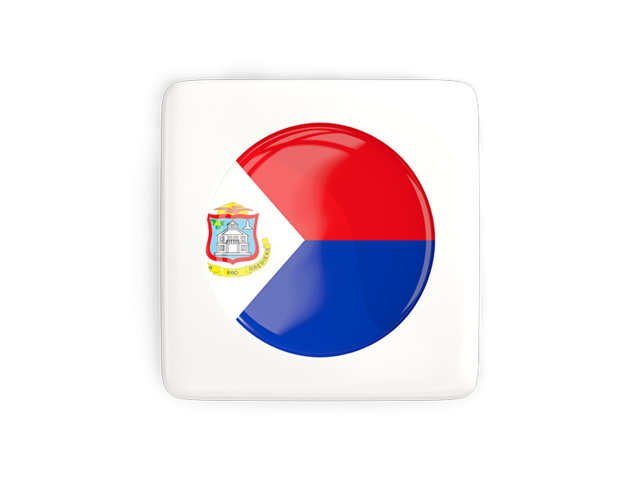 Square icon with round flag. Download flag icon of Sint Maarten at PNG format