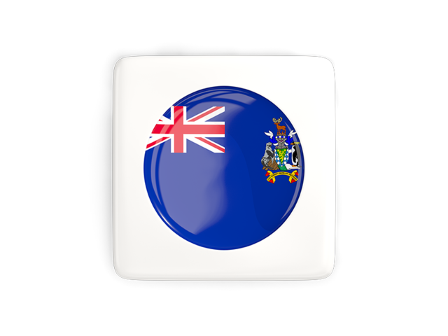 Square icon with round flag. Download flag icon of South Georgia and the South Sandwich Islands at PNG format