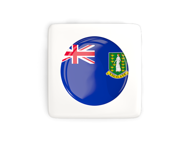 Square icon with round flag. Download flag icon of Virgin Islands at PNG format