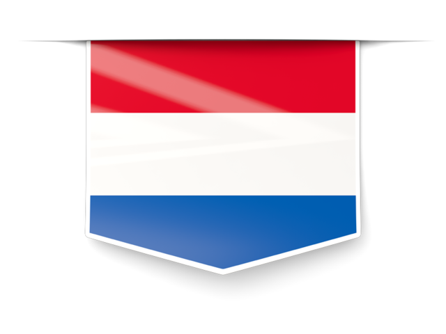 Square label. Download flag icon of Bonaire at PNG format