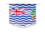 British Indian Ocean Territory. Square label. Download icon.