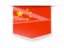 China. Square label. Download icon.
