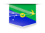 Christmas Island. Square label. Download icon.