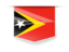 East Timor. Square label. Download icon.