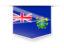 Pitcairn Islands. Square label. Download icon.