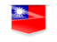 Taiwan. Square label. Download icon.