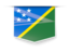 Solomon Islands. Square label. Download icon.