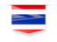 Thailand. Square label. Download icon.