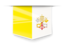 Vatican City. Square label. Download icon.