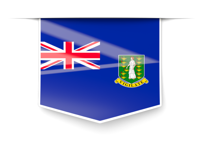 Square label. Download flag icon of Virgin Islands at PNG format