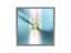 Guatemala. Square metal button. Download icon.