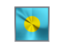 Palau. Square metal button. Download icon.