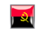 Angola. Metal framed square icon. Download icon.