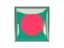 Bangladesh. Metal framed square icon. Download icon.