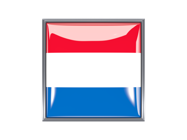 Metal framed square icon. Download flag icon of Bonaire at PNG format