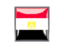 Egypt. Metal framed square icon. Download icon.