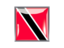 Trinidad and Tobago. Metal framed square icon. Download icon.