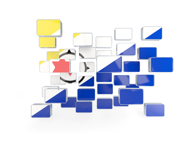 Square mosaic background. Download flag icon of Bonaire at PNG format