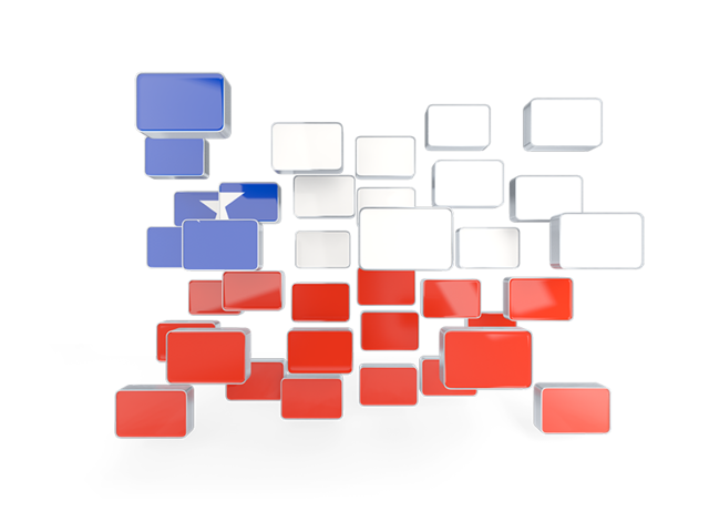 Square mosaic background. Download flag icon of Chile at PNG format