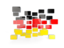 Germany. Square mosaic background. Download icon.