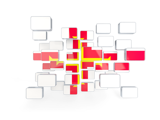 Square mosaic background. Download flag icon of Guernsey at PNG format