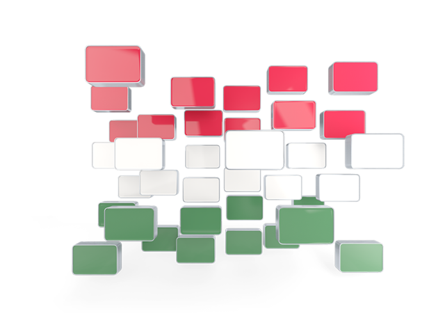 Square mosaic background. Download flag icon of Hungary at PNG format