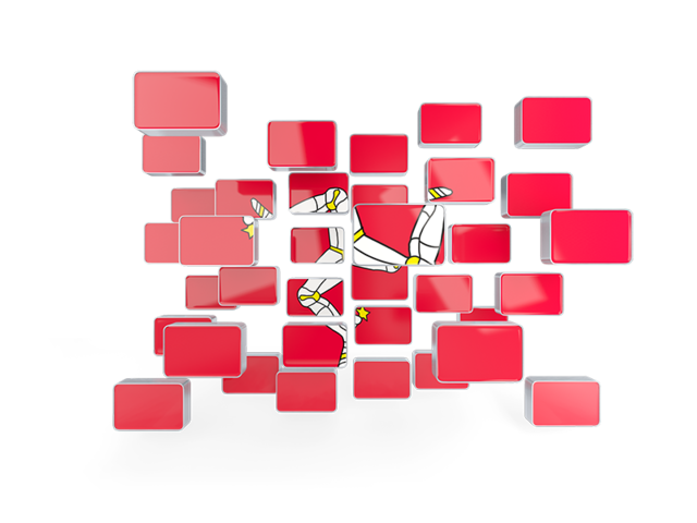 Square mosaic background. Download flag icon of Isle of Man at PNG format