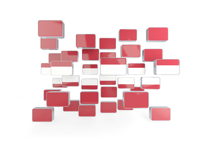 Square mosaic background. Download flag icon of Latvia at PNG format