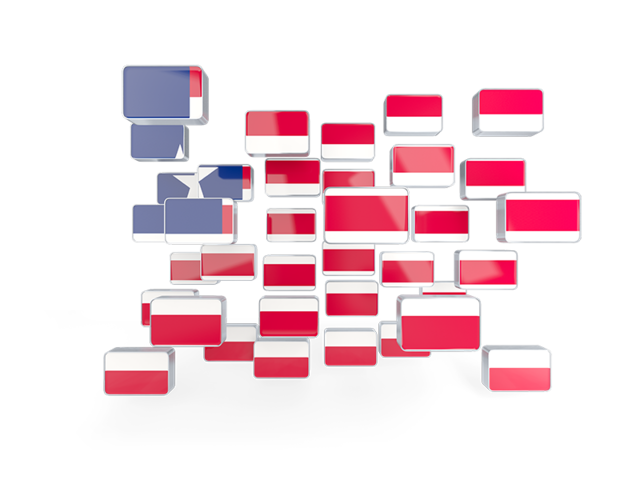 Square mosaic background. Download flag icon of Liberia at PNG format