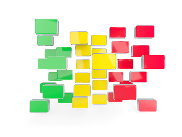 Square mosaic background. Download flag icon of Mali at PNG format