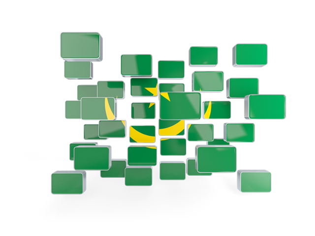 Square mosaic background. Download flag icon of Mauritania at PNG format