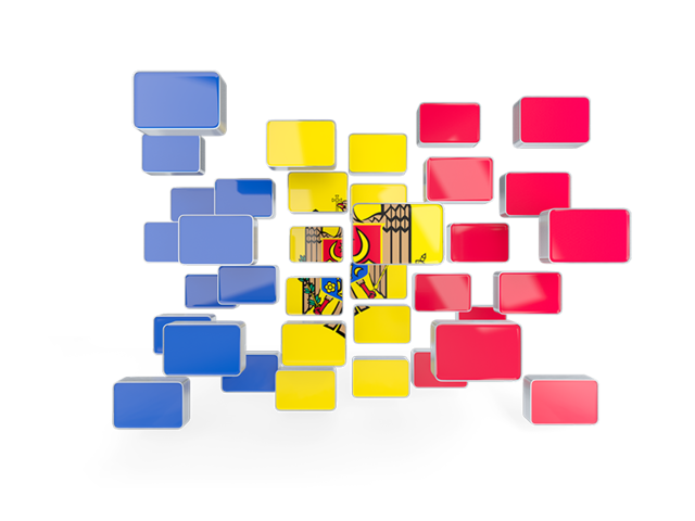 Square mosaic background. Download flag icon of Moldova at PNG format