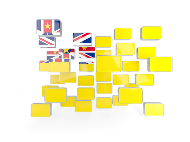 Square mosaic background. Download flag icon of Niue at PNG format