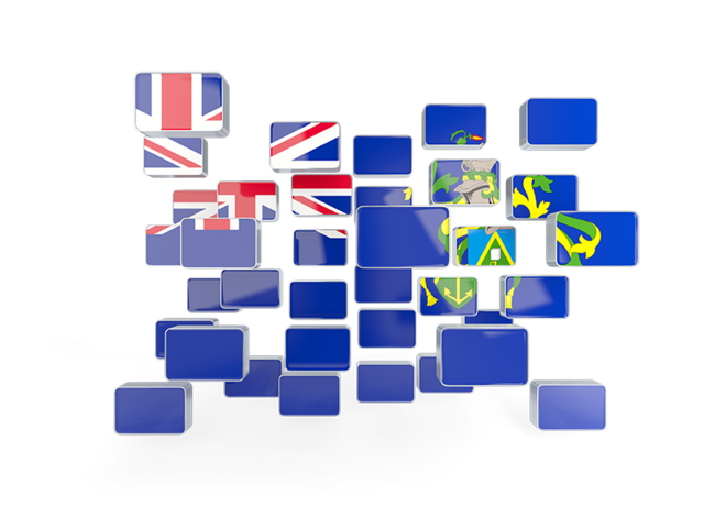 Square mosaic background. Download flag icon of Pitcairn Islands at PNG format