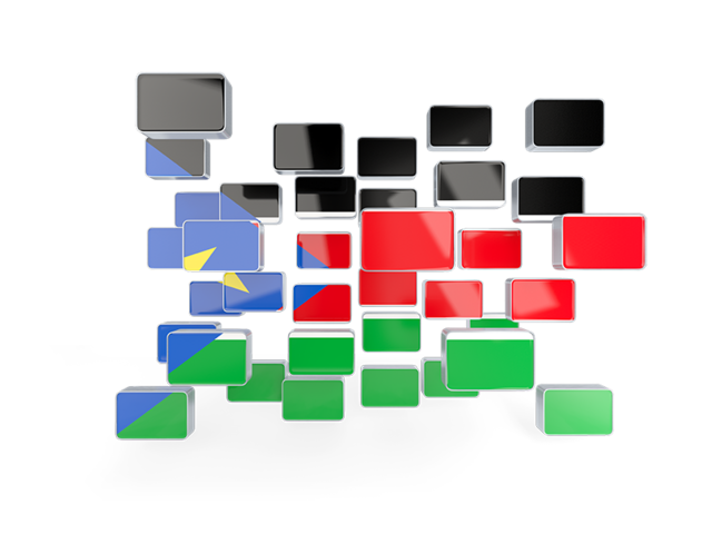 Square mosaic background. Download flag icon of South Sudan at PNG format