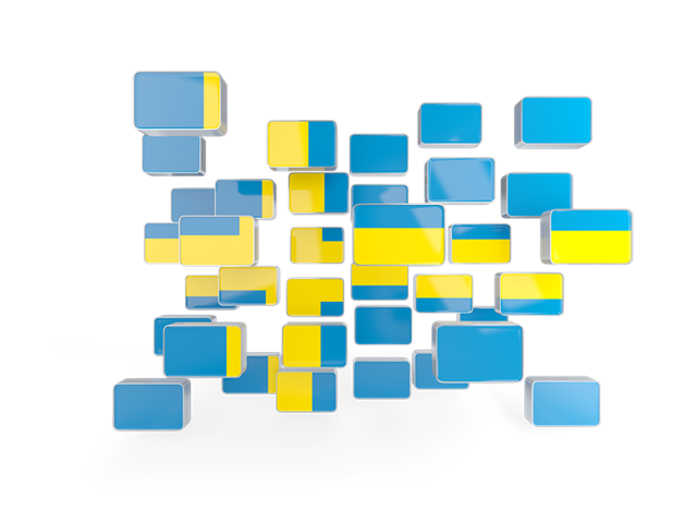 Square mosaic background. Download flag icon of Sweden at PNG format