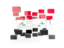 Syria. Square mosaic background. Download icon.