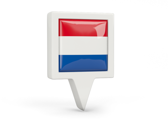 Square pin icon. Download flag icon of Bonaire at PNG format